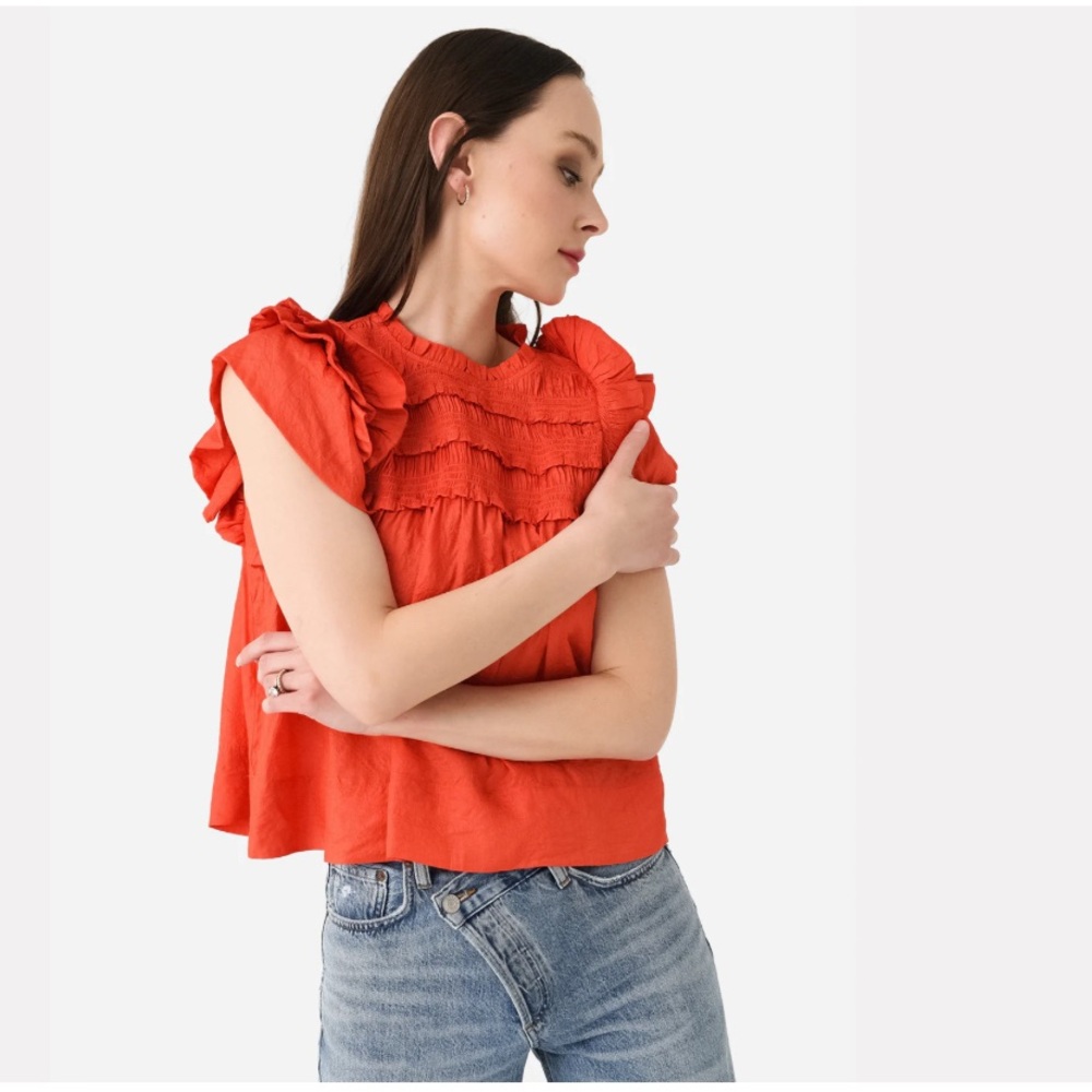 SEA NEW YORK Roberta Top in Red XS